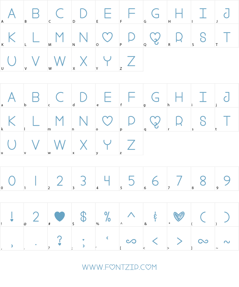 Fool For Love Font Character